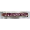 Image 1 : STERLING BRACELET WITH PINK GEM