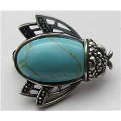 STERLING FLY BROACH/PIN