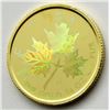 Image 3 : 2001 1/4 OZ. GOLD MAPLE LEAF HOLOGRAM COIN