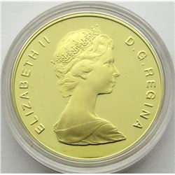 1986 $100 CANADA GOLD PROOF 22 KARAT