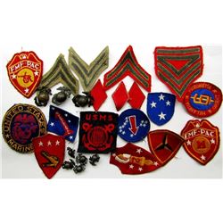 WWII ERA MARINE CORPS PATCHES &