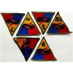 WWII 7TH, 10TH, RARE 782ND ARMORED