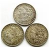 Image 1 : 1884-O, 1881, 1885-O MORGAN DOLLARS
