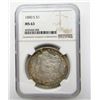 Image 1 : 1880-S Morgan Silver Dollar $ NGC MS 63 Lightly To