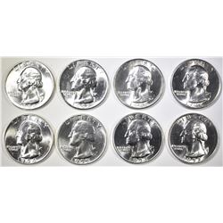 8 CH BU WASHINGTON QUARTERS MIXED 1945-58