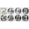 Image 1 : 8 CH BU WASHINGTON QUARTERS MIXED 1945-58