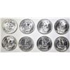 Image 2 : 8 CH BU WASHINGTON QUARTERS MIXED 1945-58