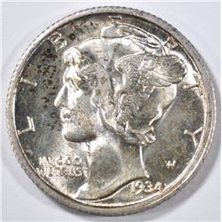 1934-D MERCURY DIME CH BU