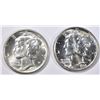 Image 1 : 1936-D,S MERCURY DIMES CH/GEM BU