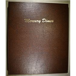 1941-45 SHORT SET MERCURY DIMES IN DANSCO ALBUM