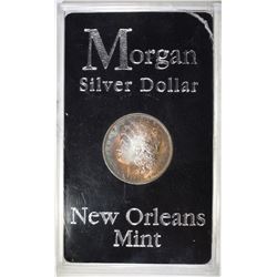 1885-O MORGAN DOLLAR CH BU TONED