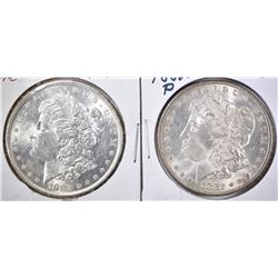 1882 CH BU & 82-O UNC MORGAN NDOLLARS
