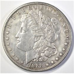 1888-S MORGAN DOLLAR AU CLEANED