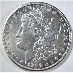 1900-S MORGAN DOLLAR AU/BU