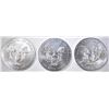 Image 2 : 3-GEM BU 2019 AMERICAN SILVER EAGLES