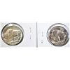 Image 2 : 1937-D BU & 37-S GEM BU BUFFALO NICKELS