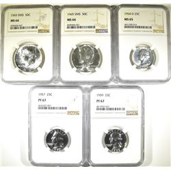 NGC GRADED COLLECTOR LOT: