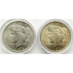 1923 & 1924 PEACE DOLLARS