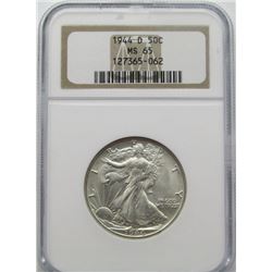 1944-D 50C MS 65 NGC