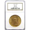 Image 1 : 1924 $20 NGC MS64  ST. GAUDEN
