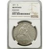 Image 1 : 1871 SEATED LIBERTY DOLLAR NGC AU DETAILS