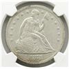 Image 2 : 1871 SEATED LIBERTY DOLLAR NGC AU DETAILS