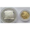 Image 1 : 1987 TWO COIN GOLD & SILVER CONSTITUTION