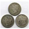 Image 1 : 3-SILVER DOLLARS CIRC OR BETTER