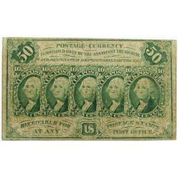 1862 FIFTY CENT FRACTIONAL NOTE
