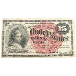 1863 FIFTEEN CENT FRACTIONAL NOTE