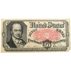 1875 FIFTY CENT US FRACTIONAL CURRENCY