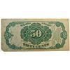 Image 2 : 1875 FIFTY CENT US FRACTIONAL CURRENCY
