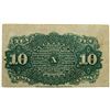 Image 2 : 1863 TEN CENT FRACTIONAL NOTE