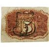 Image 2 : 1863 FIVE CENT FRACTIONAL NOTE