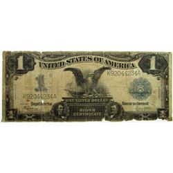 1899 BLACK EAGLE SILVER CERTIFICATE