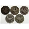 Image 2 : 5-SEMI KEY BARBER QRTS; 1896-O, 1897-O, 1908-S,
