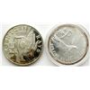 Image 2 : 2-.999 SILVER 1oz ROUNDS:  JOHN STEVENS