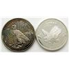Image 2 : 2-ADVERTISING .999 1oz ROUNDS; DEL FRISCO'S