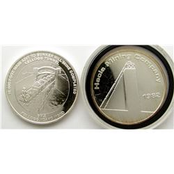 2-.999 SILVER 1oz MINING ADVERTISING