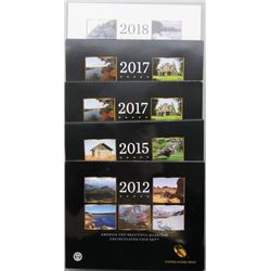 5-AMERICAN THE BEAUTIFUL QUARTER UNC SETS