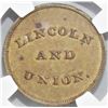 Image 2 : 1864 CIVIL WAR TOKEN NGC MS63