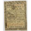 Image 1 : 1776 ONE THIRD OF DOLLAR
