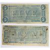 Image 2 : (2) 1864 CONFEDERATE NOTES