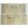 Image 2 : (2) 1839 NOTES - $2 & $3