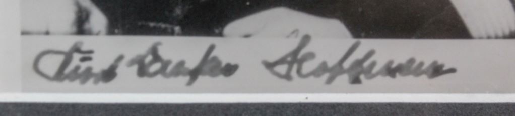 KurtCaesar Hoffmann WWII Nazi Autographed Photo