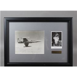 WWII Nazi Ace of Aces Erich Hartmann Signed Photos