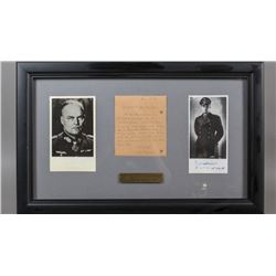 WWII Nazi Hellmuth Reymann Signed Photos & Note
