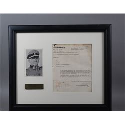 WWII Nazi SS Sepp Dietrich Signed Document