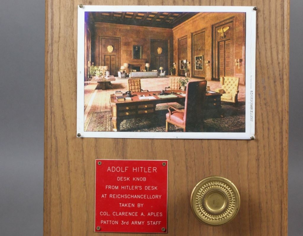 WWII Nazi Desk Drawer Knob from Hitler’s Desk
