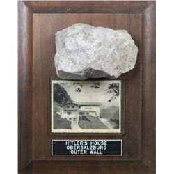 WWII Nazi Obersalzburg Outer Wall Concrete Block